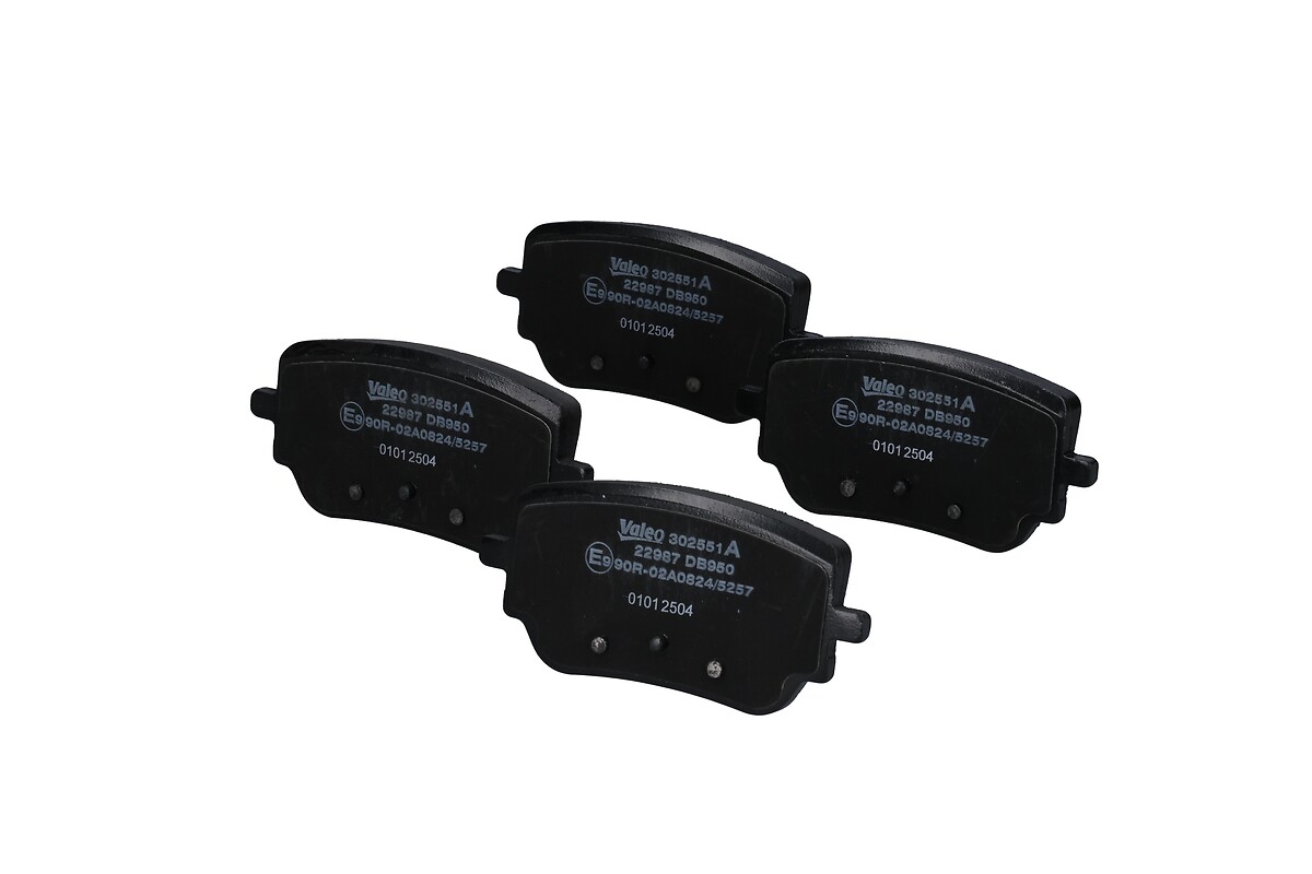 Jeu de 4 plaquettes de frein VALEO ref. 302551A